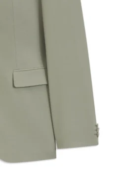 Two-piece extra-slim-fit suit in wool-blend poplin
