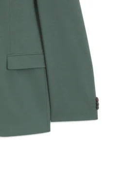 Two-piece extra-slim-fit suit in wool-blend poplin
