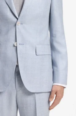 Two-piece regular-fit suit in checked fabric