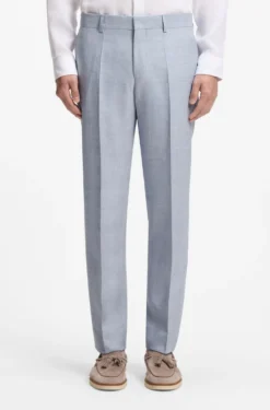 Two-piece regular-fit suit in checked fabric