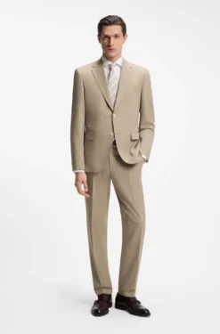 Two-piece regular-fit suit in easy-care fabric