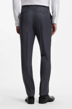 Two-piece regular-fit suit in Italian virgin wool