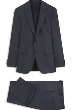 Two-piece regular-fit suit in Italian virgin wool