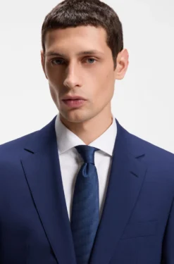 Two-piece regular-fit suit in stretch wool