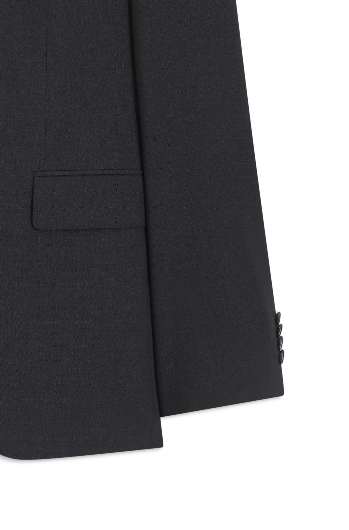 Two-piece regular-fit suit in stretch wool