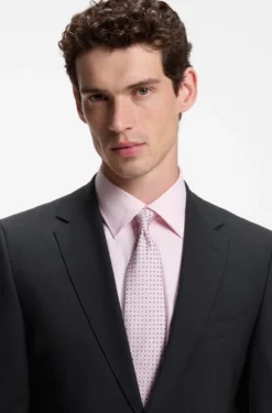 Two-piece regular-fit suit in stretch wool