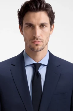 Two-piece regular-fit suit in stretch wool