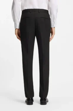 Two-piece regular-fit suit in stretch cloth