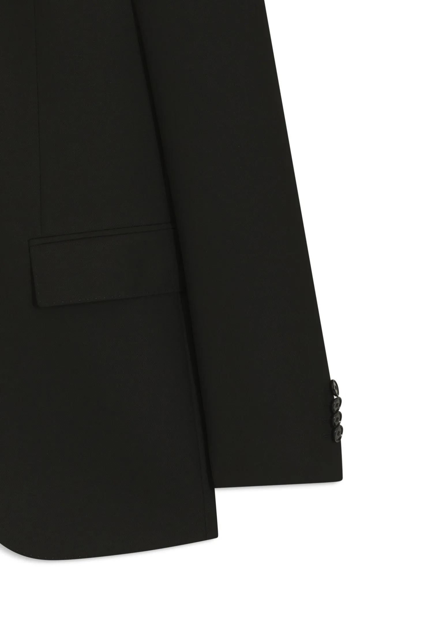 Two-piece regular-fit suit in stretch cloth