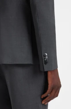 Two-piece slim-fit suit in a wool blend
