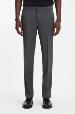 Two-piece slim-fit suit in a wool blend