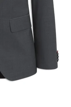 Two-piece slim-fit suit in a wool blend