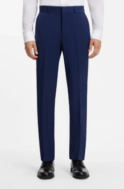 Two-piece slim-fit suit in a wool blend