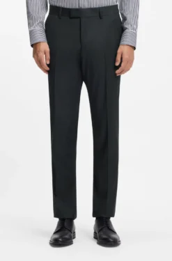 Two-piece slim-fit suit in a wool blend