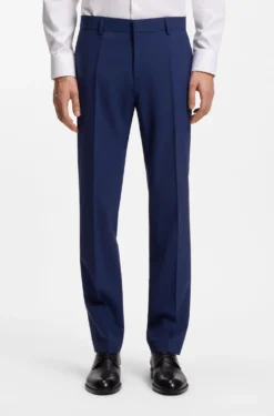 Two-piece slim-fit suit in stretch wool