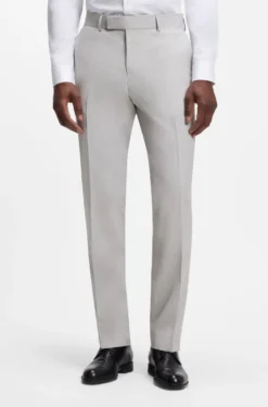 Two-piece slim-fit suit in virgin wool