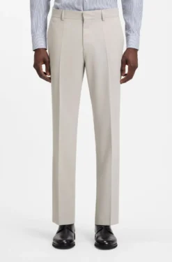 Two-piece slim-fit suit in washable stretch cloth