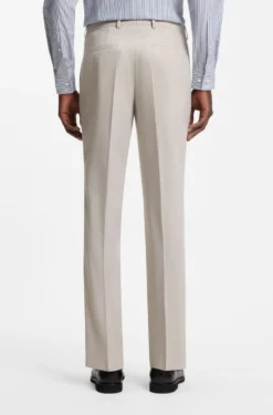 Two-piece slim-fit suit in washable stretch cloth