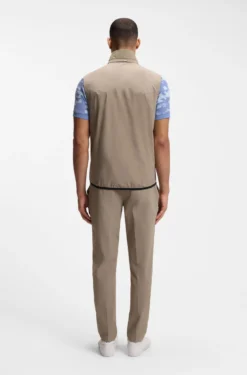 Water-repellent gilet with four-way stretch