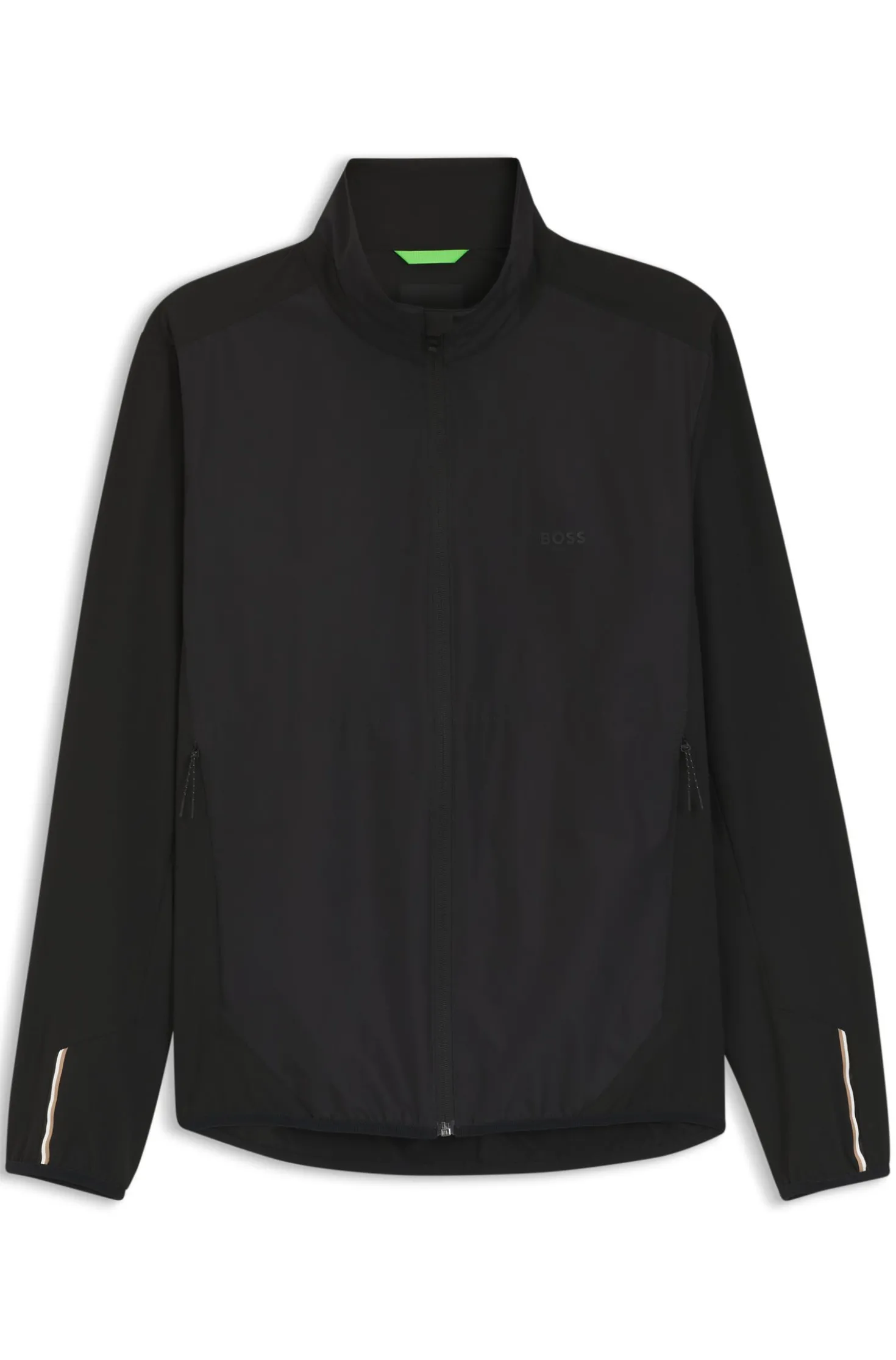 Water-repellent jacket in four-way stretch fabric