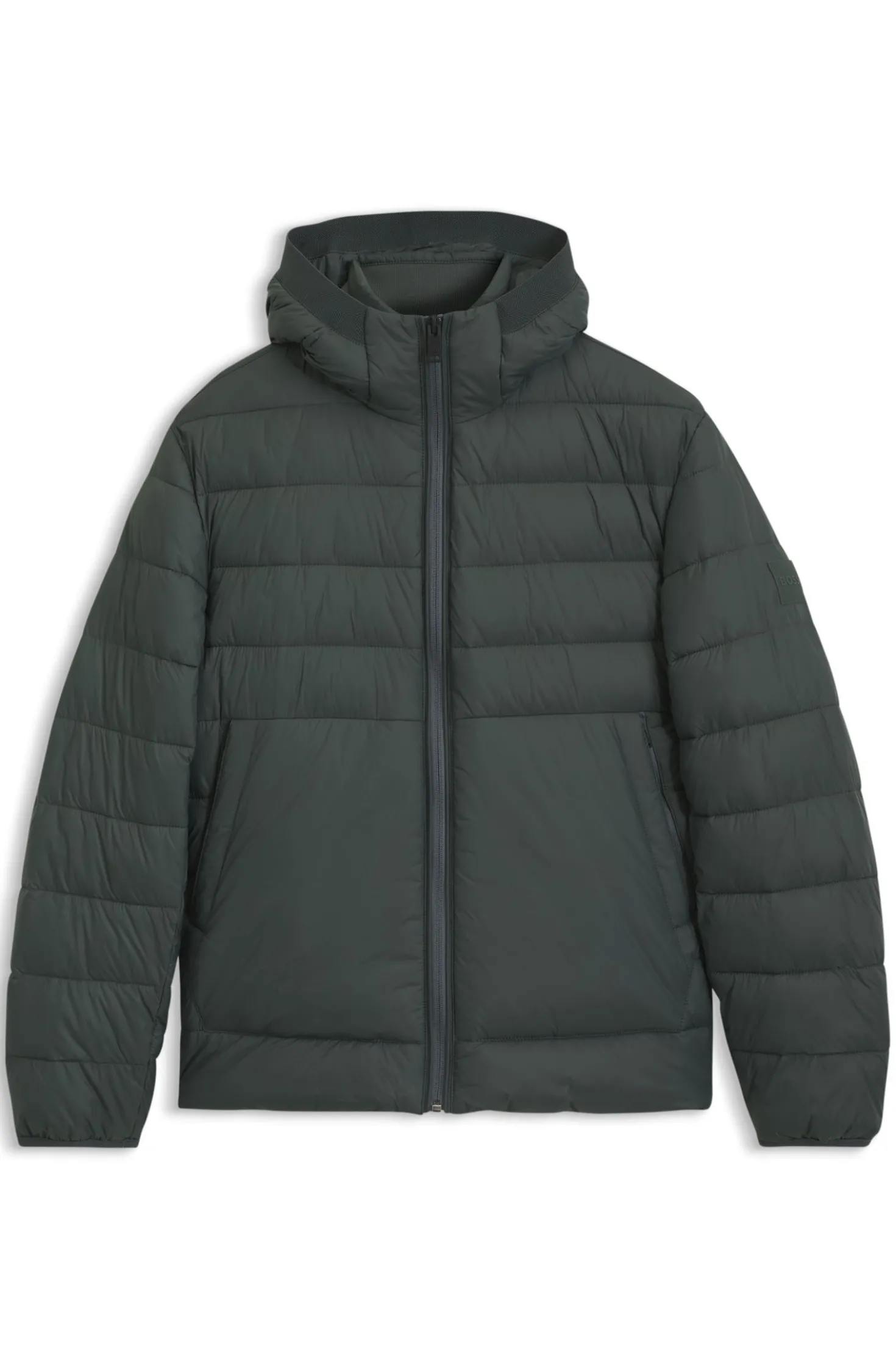 Water-repellent jacket with herringbone tape