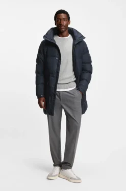 Water-repellent jacket with padding