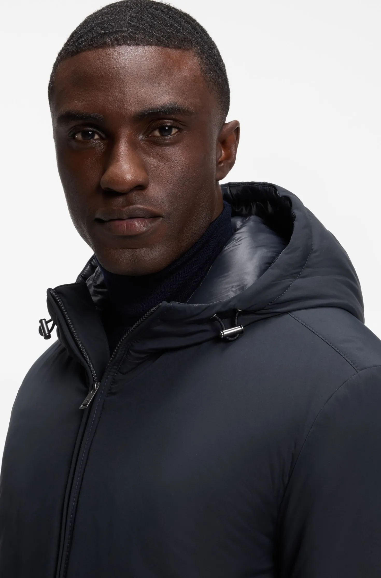 Water-repellent padded jacket with Double B monogram