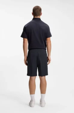 Water-repellent regular-fit shorts in quick-dry twill