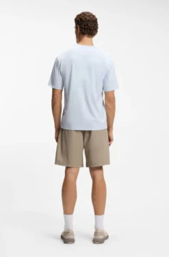 Water-repellent shorts in micro-waffle fabric
