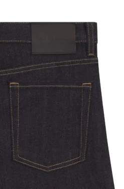 Wide-leg jeans in Japanese selvedge denim