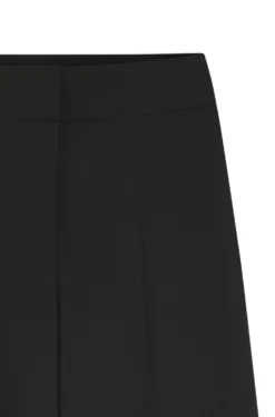 Wide-leg regular-fit trousers in stretch fabric