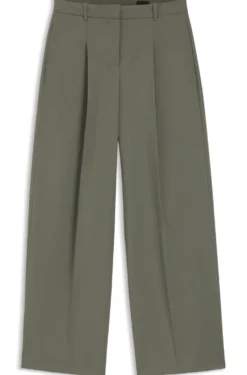 Wide-leg trousers in Italian virgin wool