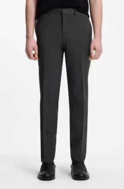Wool-blend two-piece extra-slim-fit suit